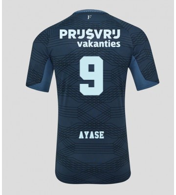 Feyenoord Ayase Ueda #9 Replica Away Stadium Shirt 2025-26 Short Sleeve